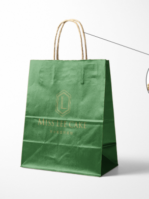 Boîtier de conception personnalisé d'usine de sacs en papier kraft 