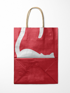 Boîtier d'impression de conception d'entreprise personnalisée de sac en papier kraft