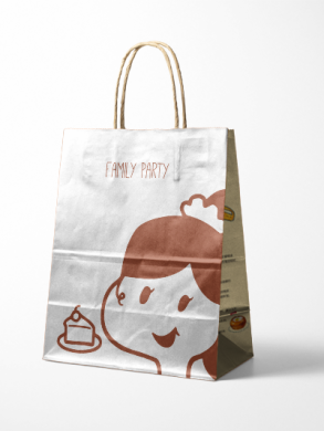 Boîtier de conception et d'impression de sacs en papier kraft 